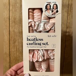 Heatless curling set